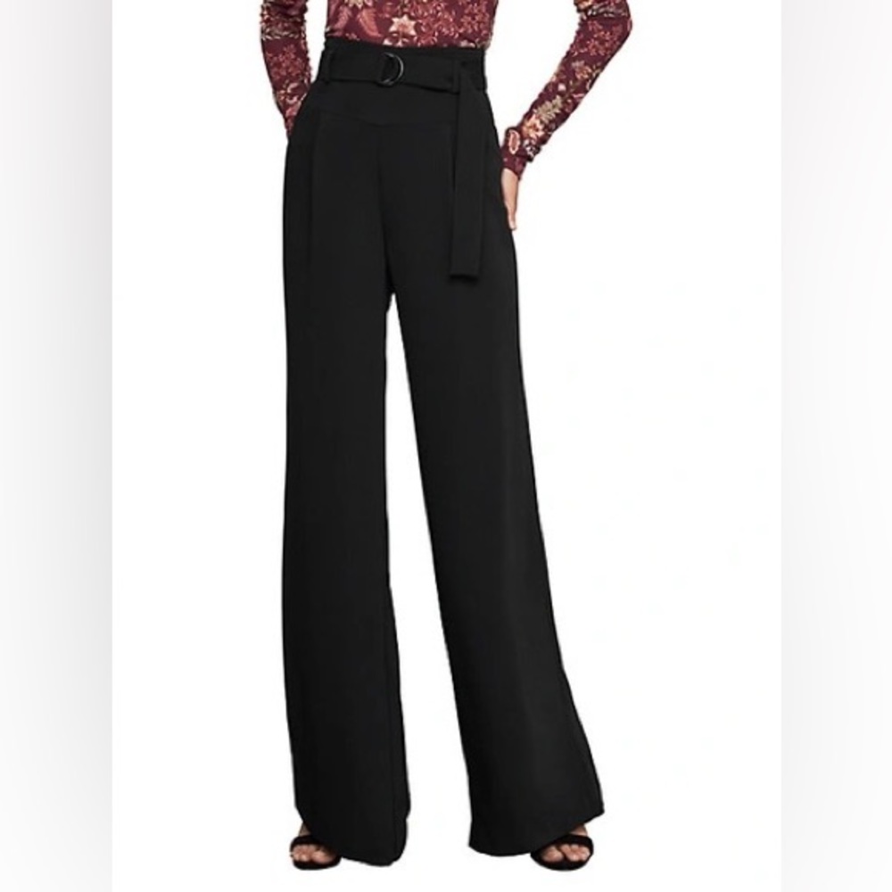 BCBGMAXAZRIA Wide-leg Satin Pants